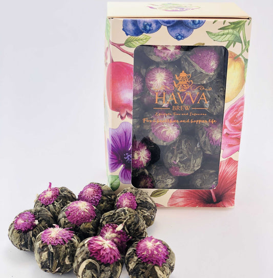 Havva Brew, Jasmine Blooming Flower Tea Balls